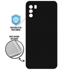 Capa para Motorola Moto G41 - Case Silicone Cover Protector Preta
